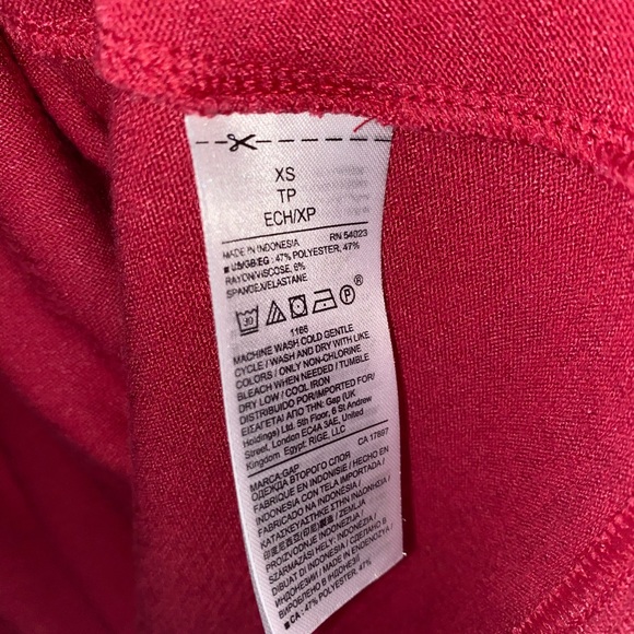 Gap flutter sleeve midi swing dress size XS - Picture 5 of 8